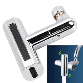 Extensor Torneira Cozinha 4 Modos Cascata Giratorio 360º Agua Alta Pressao Pia Bica Anti Respingos Casa Limpeza Multiuso