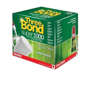 Cola Super 1000 Three Bond Instantânea 2G Kit Com 24 Peças