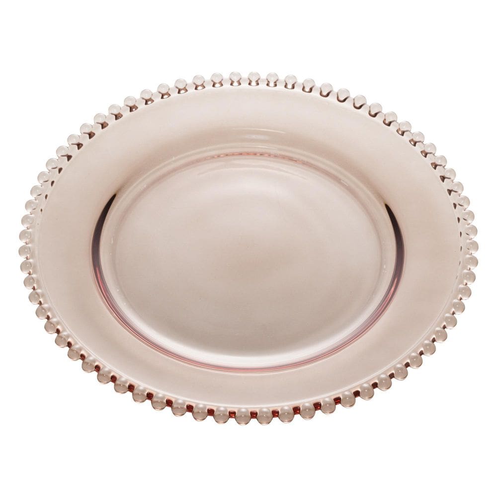 Prato Cristal Pearl Fumê 28Cm - Wolff