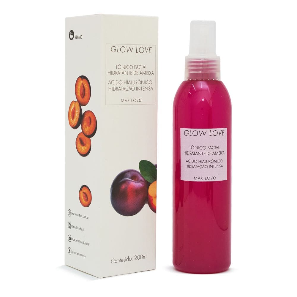 Tônico Facial Hidratante Glow Love Ameixa Max Love