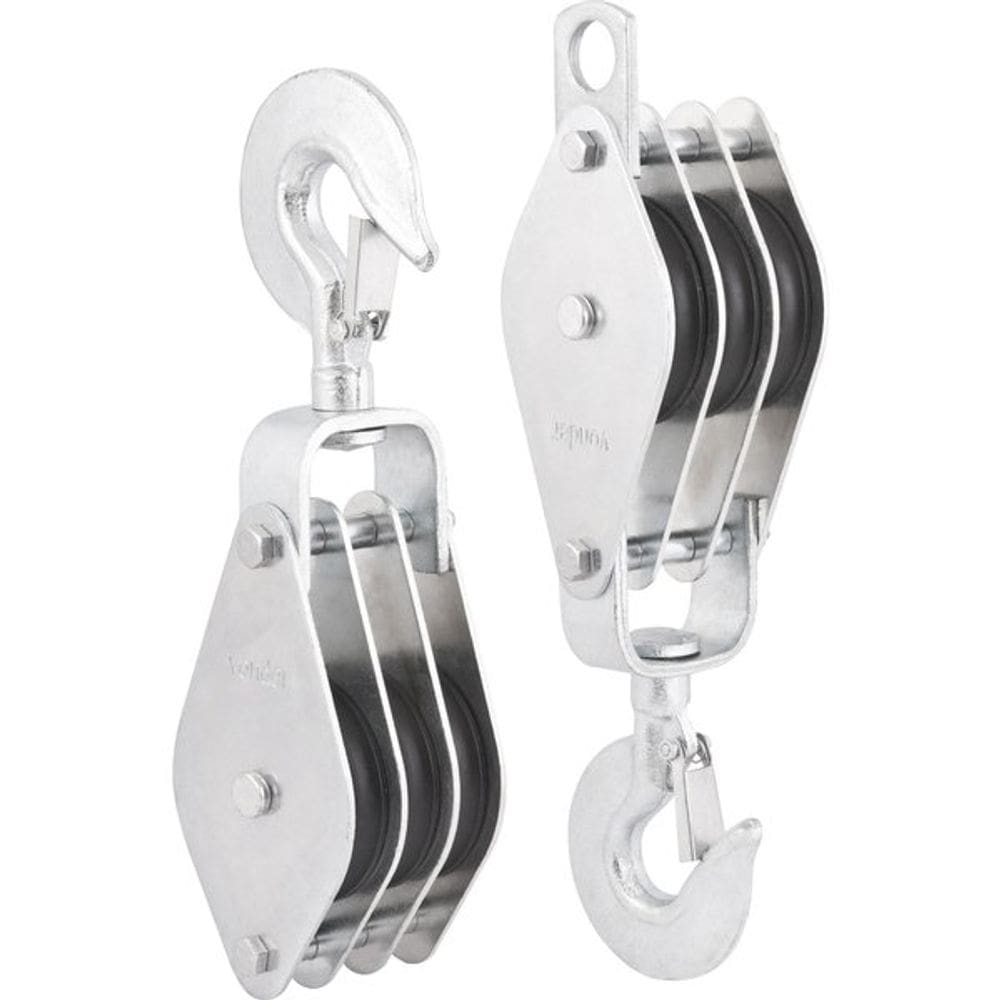 Moitão Para Elevação De Carga 60mm 3 Roldanas 970 Kg Vonder