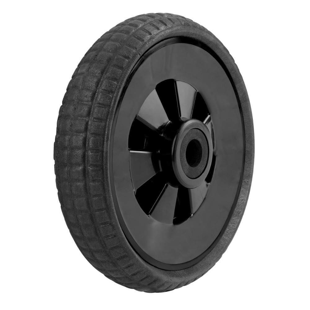 Pneu Maciço Tramontina De Pvc Com Roda Plástica 6.8 Polegada Para Carrinho De Mão E Triturador