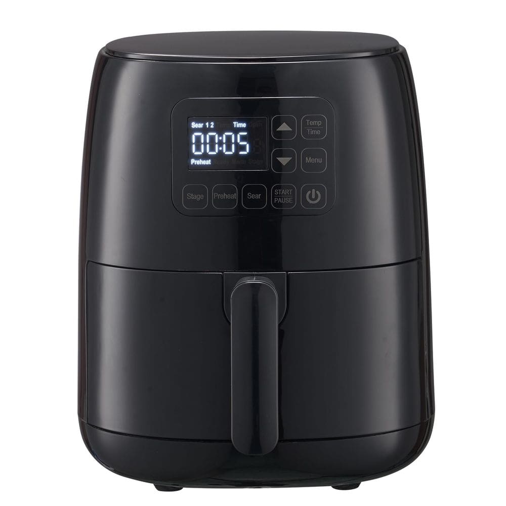 Forno de fritura a ar 2.5L 1300W com painel de controle de toque