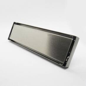 Ralo Invisivel Linear 30cm Inox Anti Odor Anti Insetos Tampa Aço Escovado Banheiro