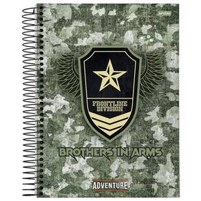 Caderno Univ 20 Matérias 320Fls Adventure Brothers Jandaia