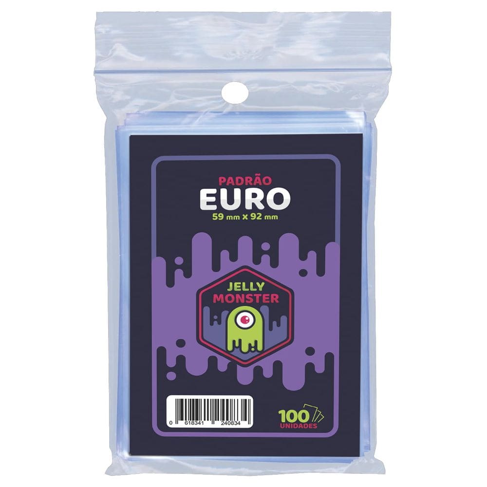 Sleeve Padrão Euro 59mm X 92mm Jelly Monster