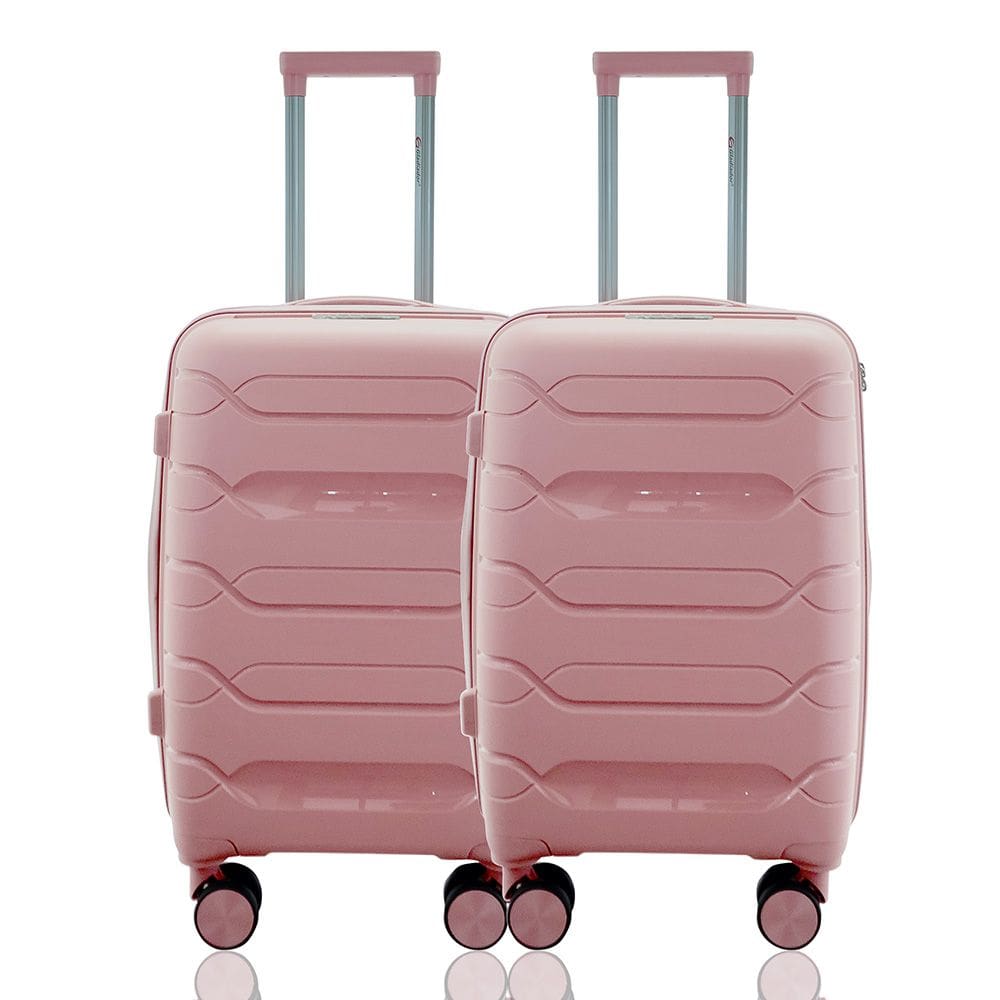 Kit Duas Malas De Bordo 10kg em Polipropileno Rodas 360º - Gladiador P1MB