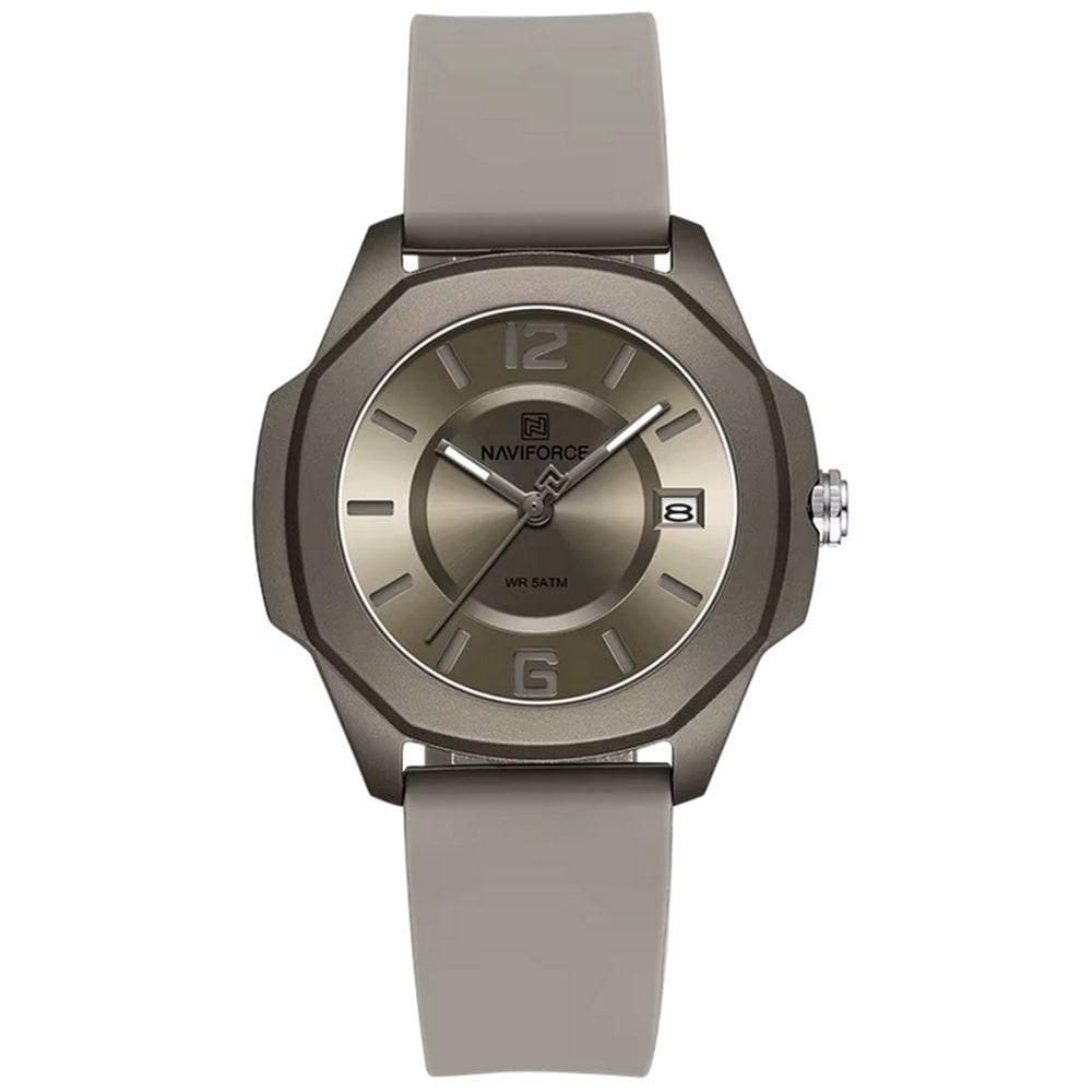 Relógio Esportivo De Silicone Confortável Moda Clássica À Prova Da Água Cinza Escuro