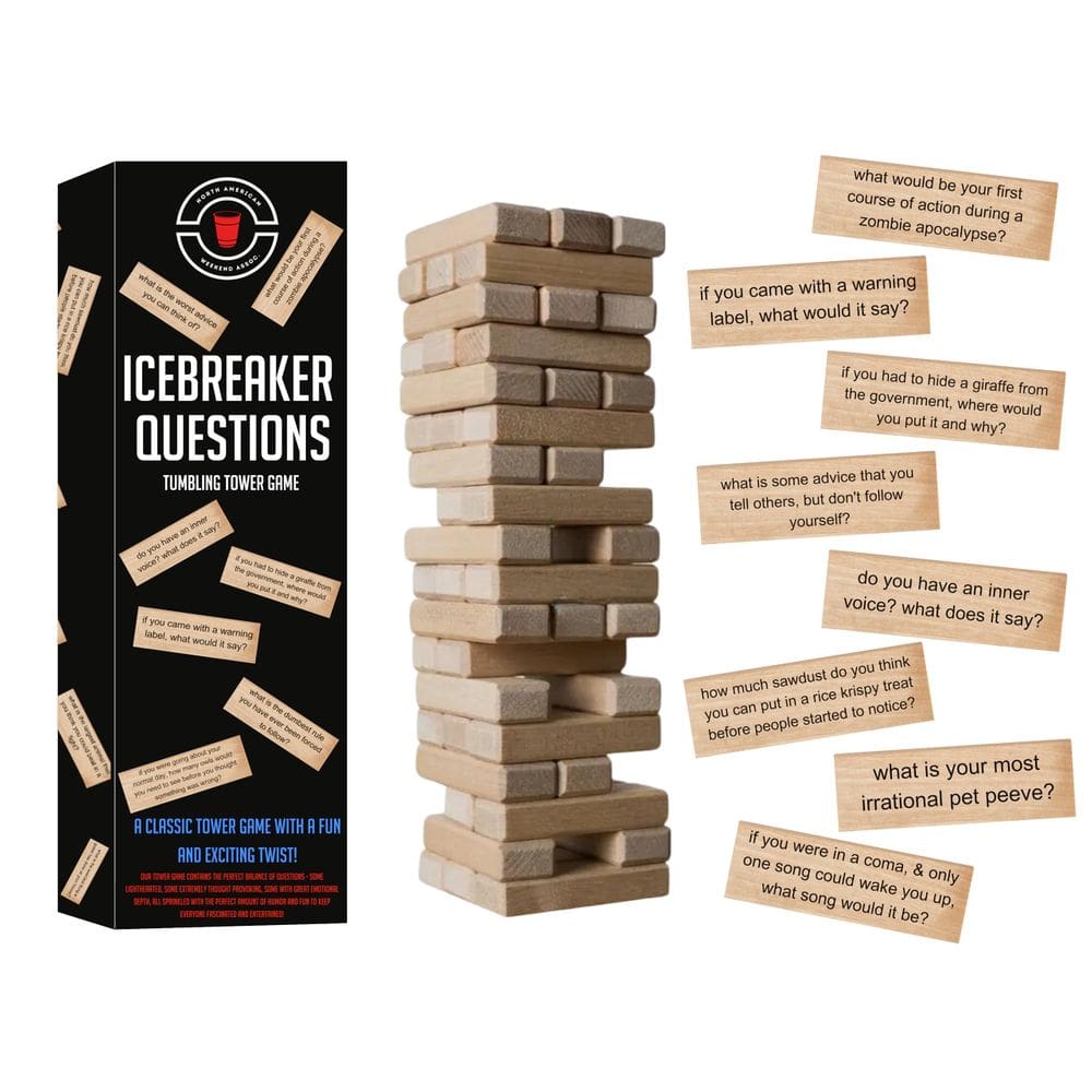 Jogo Tumbling Tower NORTH AMERICAN WEEKEND Icebreaker