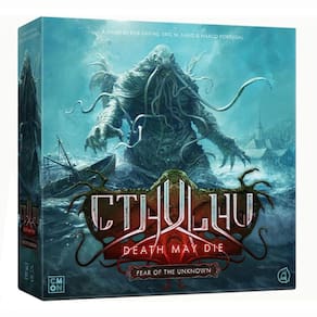Expansão do jogo de tabuleiro Cthulu: Death May Die Fear of The Unknown