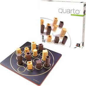 Jogo de Tabuleiro GIGAMIC Quarto Wooden Strategy 2 Players 8+ Age