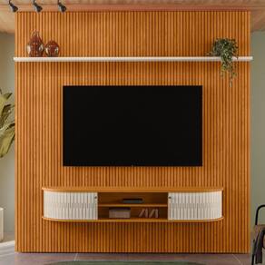 Home Painel Para TV Crystalis Cinamomo Off white