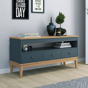 Rack - Colonial 1200cm x 600cm x 410cm 3 Gavetas MEL / PETROLEO