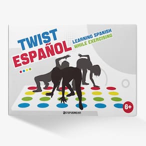 Jogo de tabuleiro 1step2dream Spanish Twister Sight Word Learning