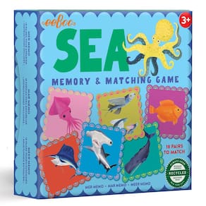 Jogo de memória e correspondência eBoo Sea Little Square 3+ Years