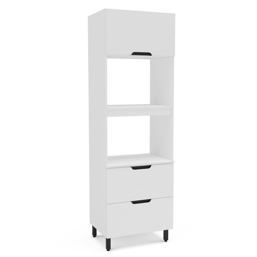 Torre Quente 2 Portas Basculantes 1 Gaveta Branco