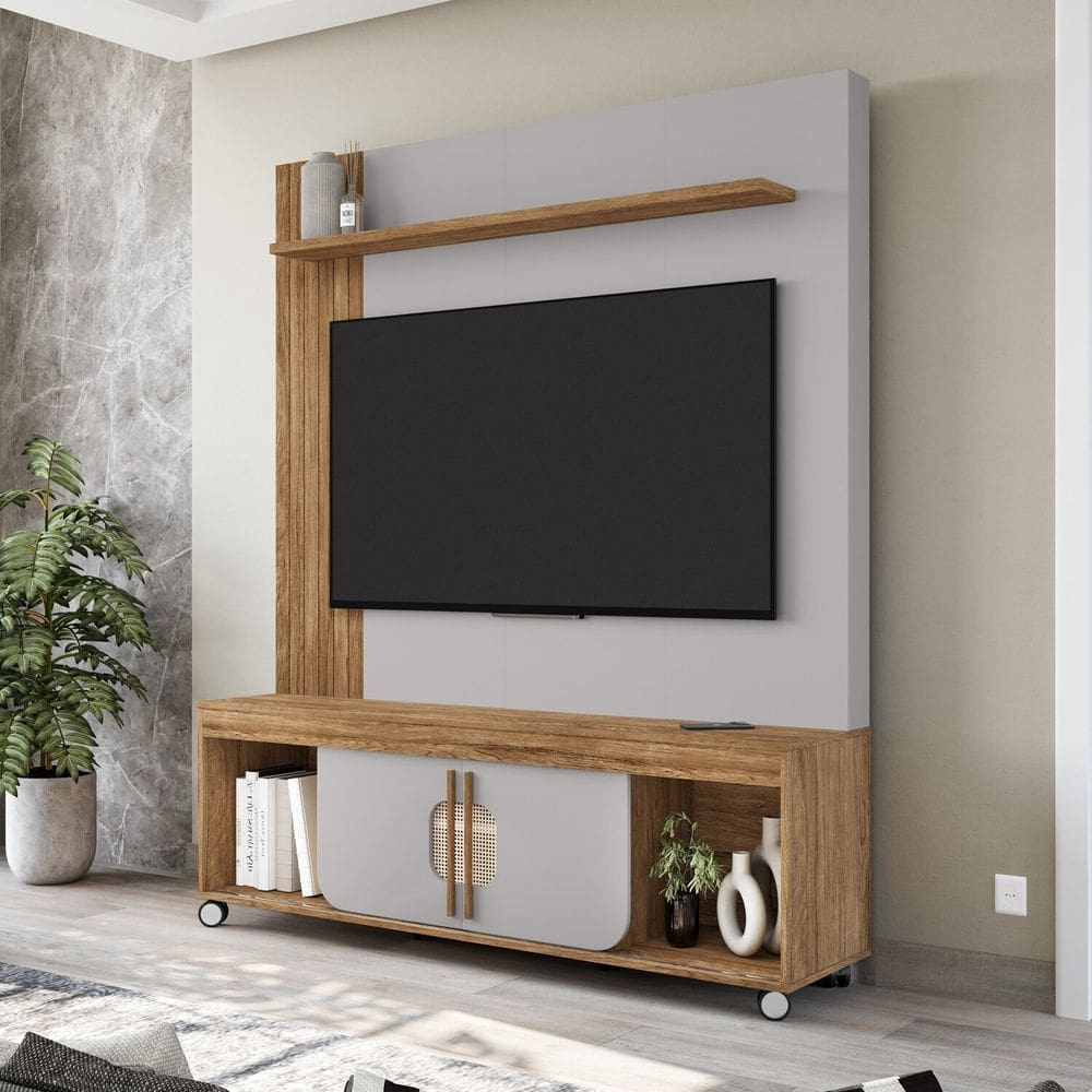 Home Maragogi 191,0cm x 38,5cm x 160,0cm Cinamomo/Off-White