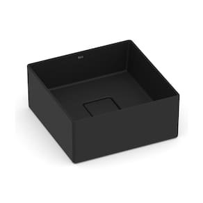 Cuba de Apoio 30X30cm sem Mesa T3 Terra Matte Black