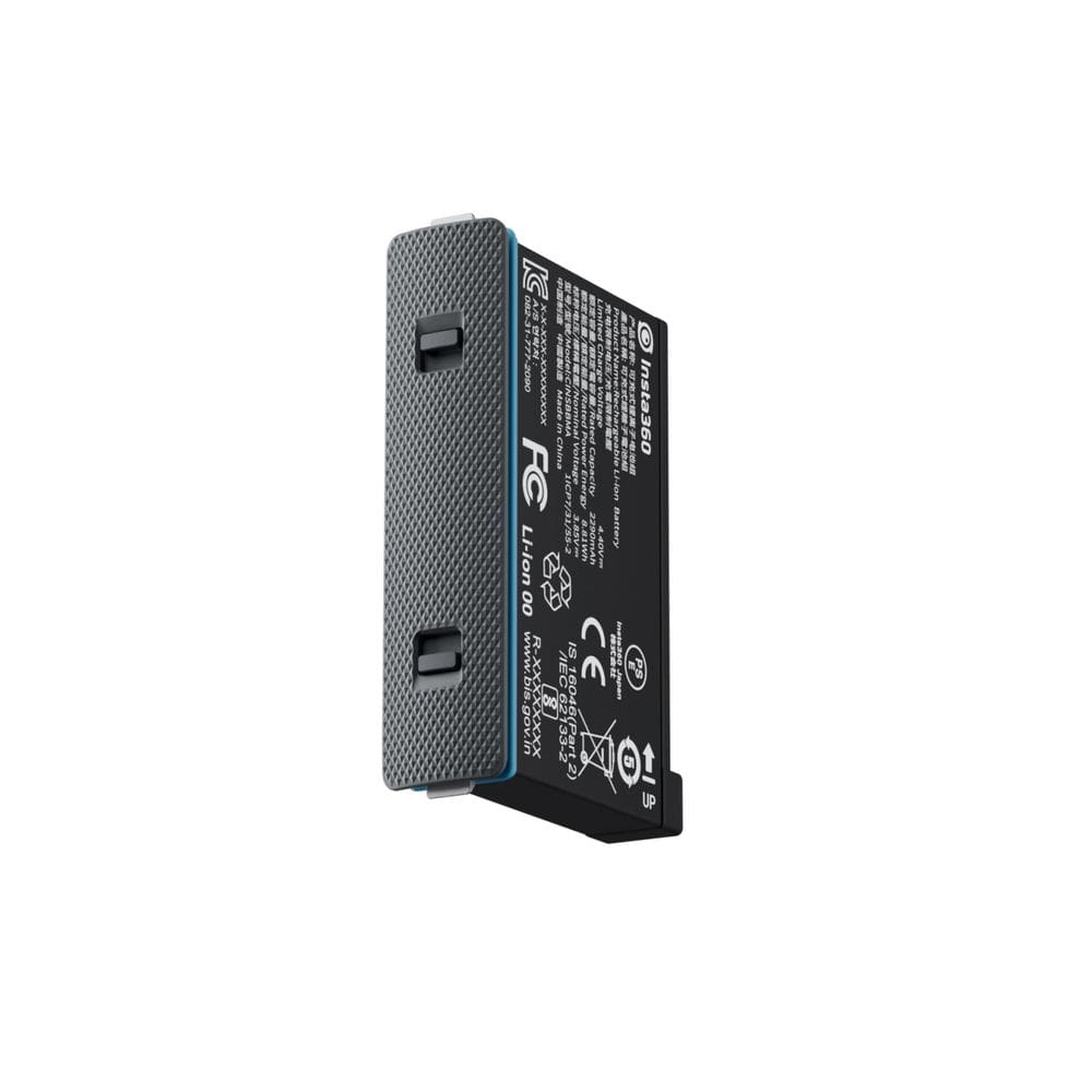Bateria Insta360 X4 2290mAh para gravação de 135 min: 5,7 K a 30 fps