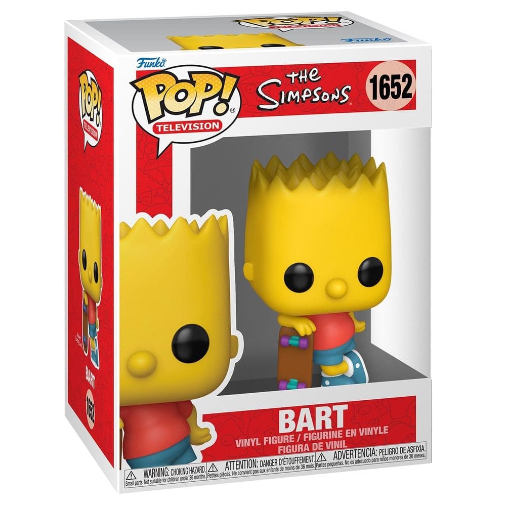 Boneco de vinil Funko POP TV Simpsons Bart Simpson 9cm