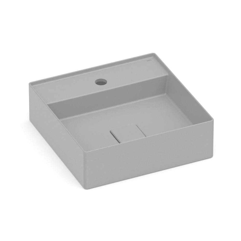 Cuba de Apoio 40cm x 40cm com Mesa T9 Terra Roca Stone