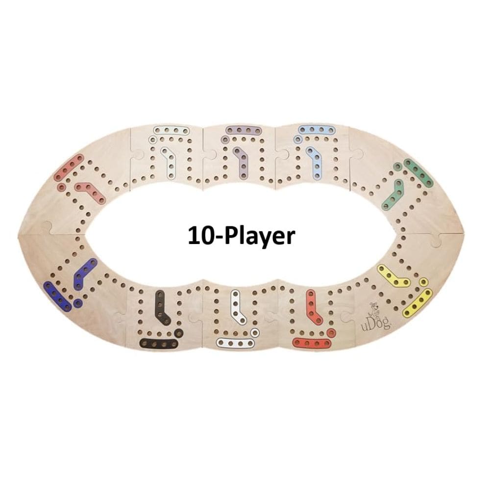 Jogo de tabuleiro uDog Old-Fashioned Fun para 2 a 12 jogadores
