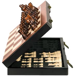 Conjunto de xadrez BIVOMON Magnetic Wooden 15, jogo de tabuleiro exclusivo