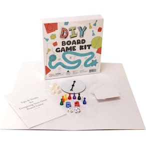 Kit de jogo de tabuleiro da Vinci`s Room DIY com tabuleiro de dupla face
