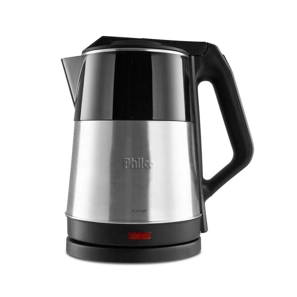 Chaleira Elétrica Philco Pch13pi 1,9 Litros Aço Preta-inox 220v