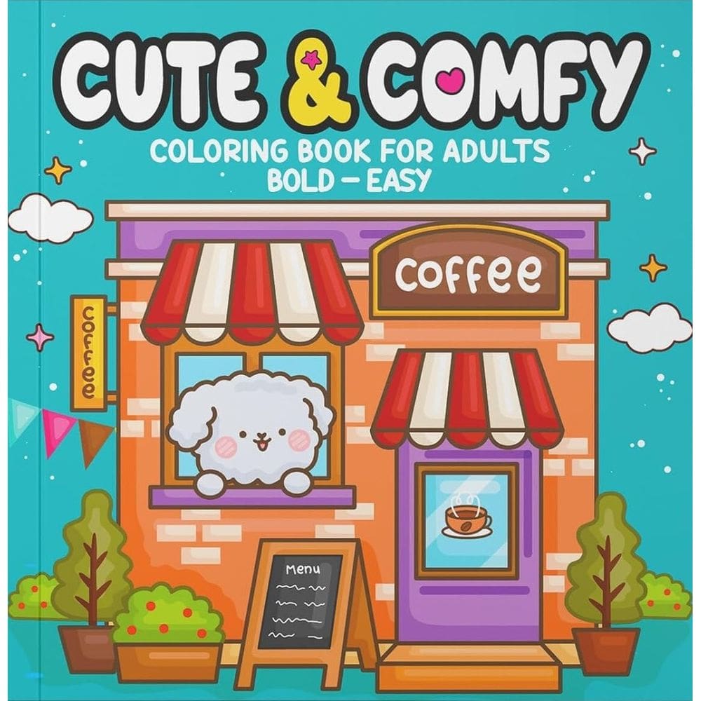 Cute & Comfy - Coloring Book for Adults - Vol. 03 A