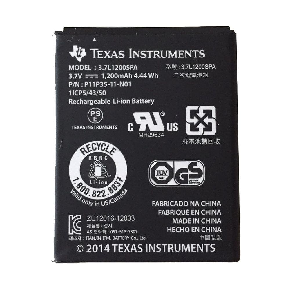 Bateria recarregável Texas Instruments para TI Nspire CX, CX CAS