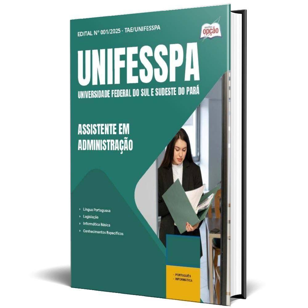 Apostila Unifesspa 2025 - Assistente Em Administração