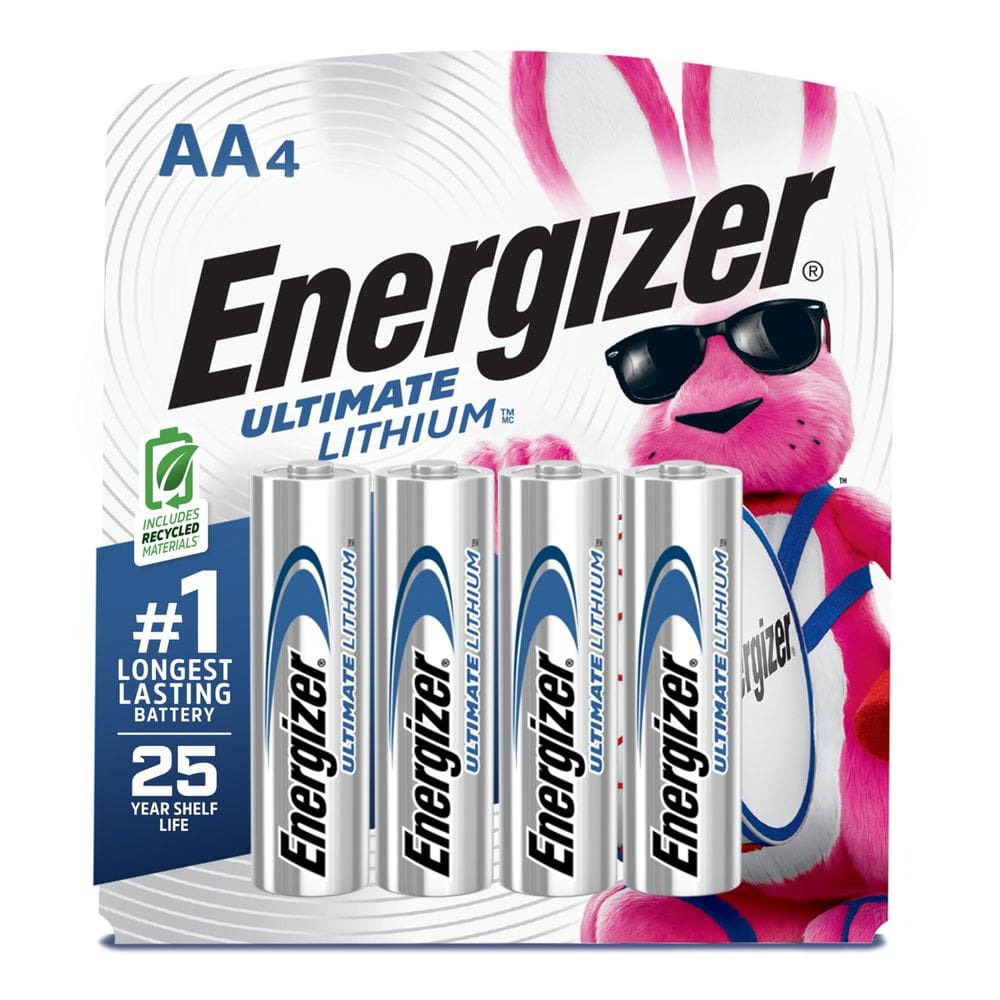 Bateria Energizer Ultimate Lithium AA de 1,5 V (pacote com 4)