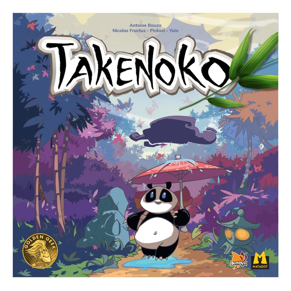 Jogo de Tabuleiro Takenoko Bamboo Garden Strategy Surfin` Meeple
