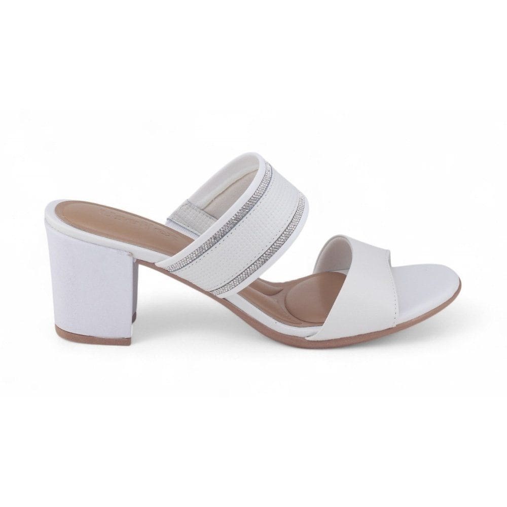 Tamanco Feminino Usaflex Salto Bloco Bico Redondo UC1503002