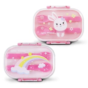 Kit Potes P/ Lanches De 2 Andares Infantil 400ml - Jacki Design Modelo 3