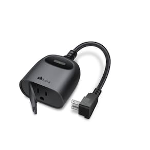 Plugue inteligente externo Kasa KP401, Wi-Fi, 15A/1875W, IP64