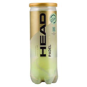 Bolas de padel HEAD Padel Pro S pretas tamanho S