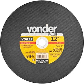 Disco De Corte 300,0X3,0X25,40 2 Telas Para Aço Carbono Vdr0
