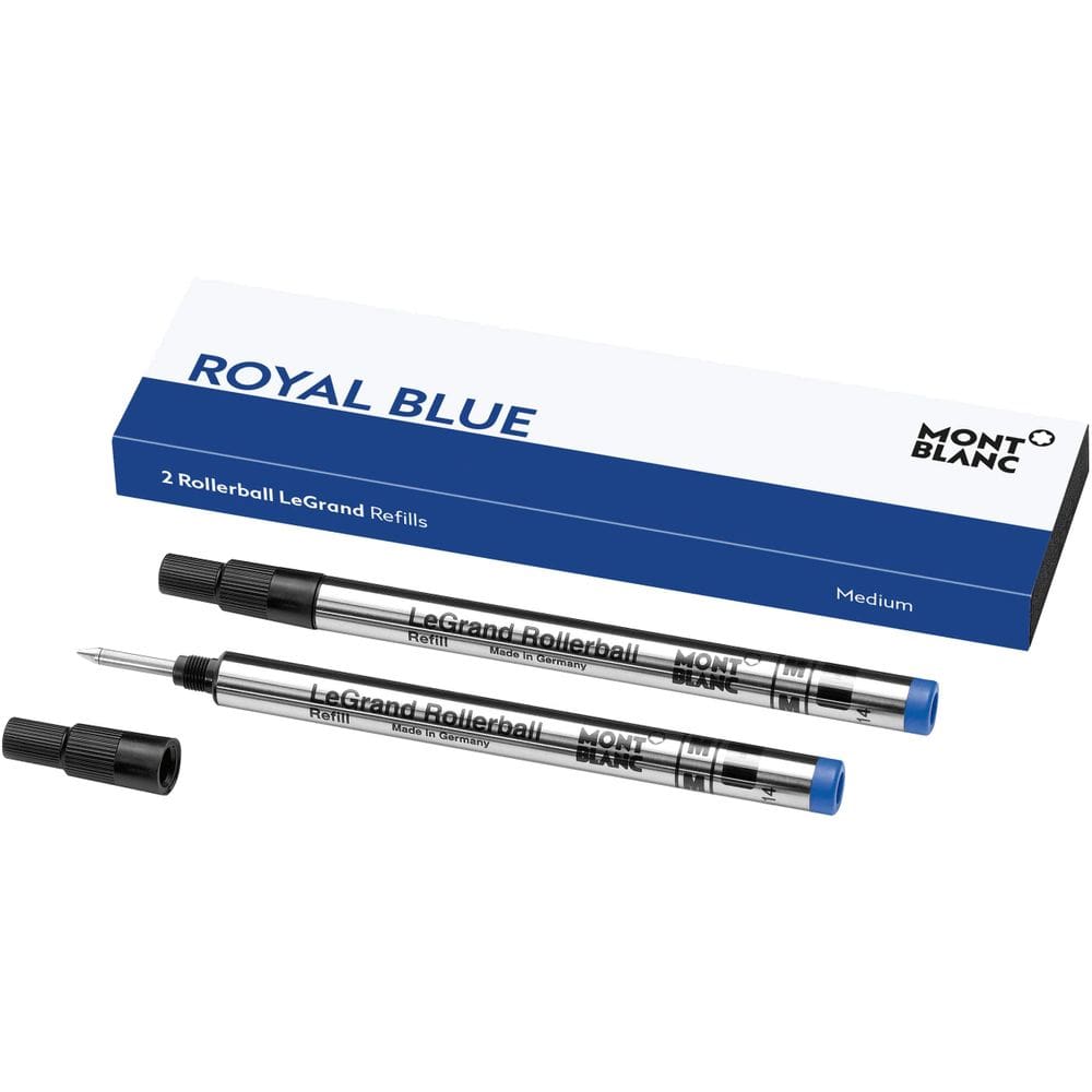 Recarga de canetas Montblanc LeGrand Rollerball Azul Royal 2x1