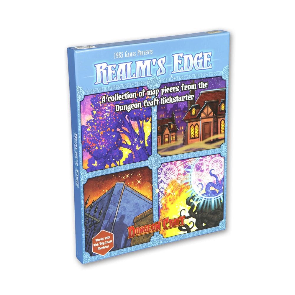 Jogo de tabuleiro Dungeon Craft Realm`s Edge com caixa personalizada 1985 Games