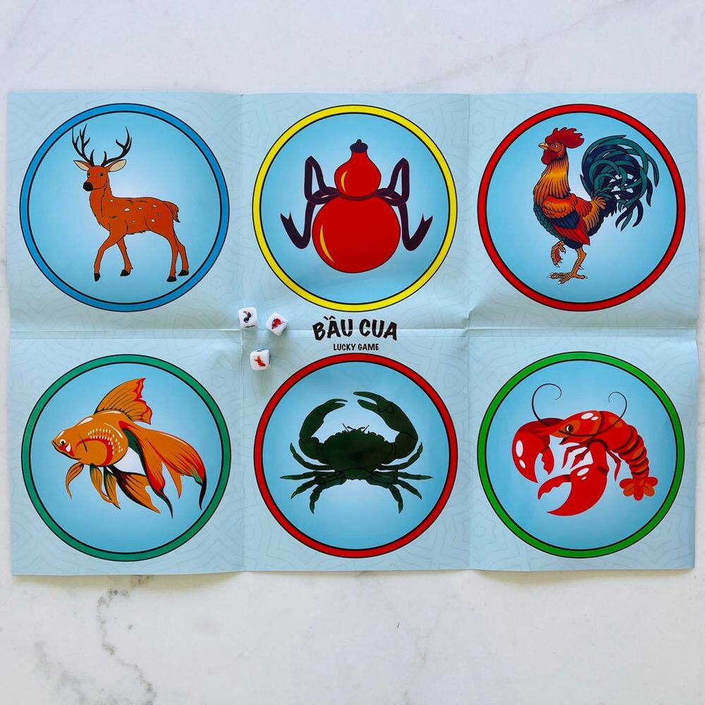 Jogo THT Gourd-Crab-Camarão-Peixe Vietnamita BAU Cua Ca Cop
