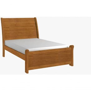 Cama Solteiro Estrutura Em Mdf Design Moderno - Siena-nature - Bianchi Móveis