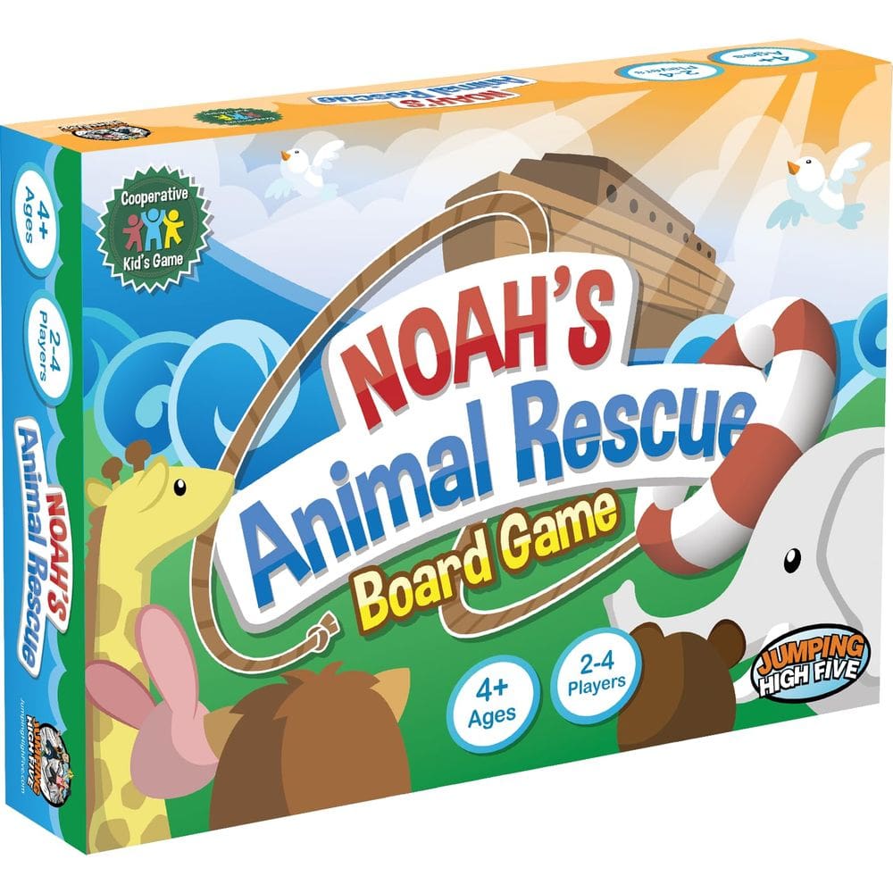 Jogo de Tabuleiro Jumping High Fives Noah`s Animal Rescue Kids 4+
