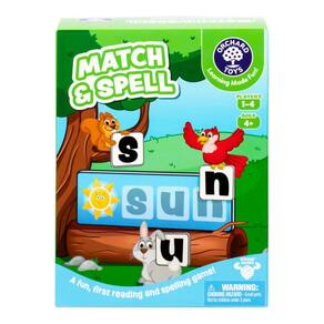 Jogo ORCHARD TOYS Match & Spell New Art para crianças a partir de 4 anos