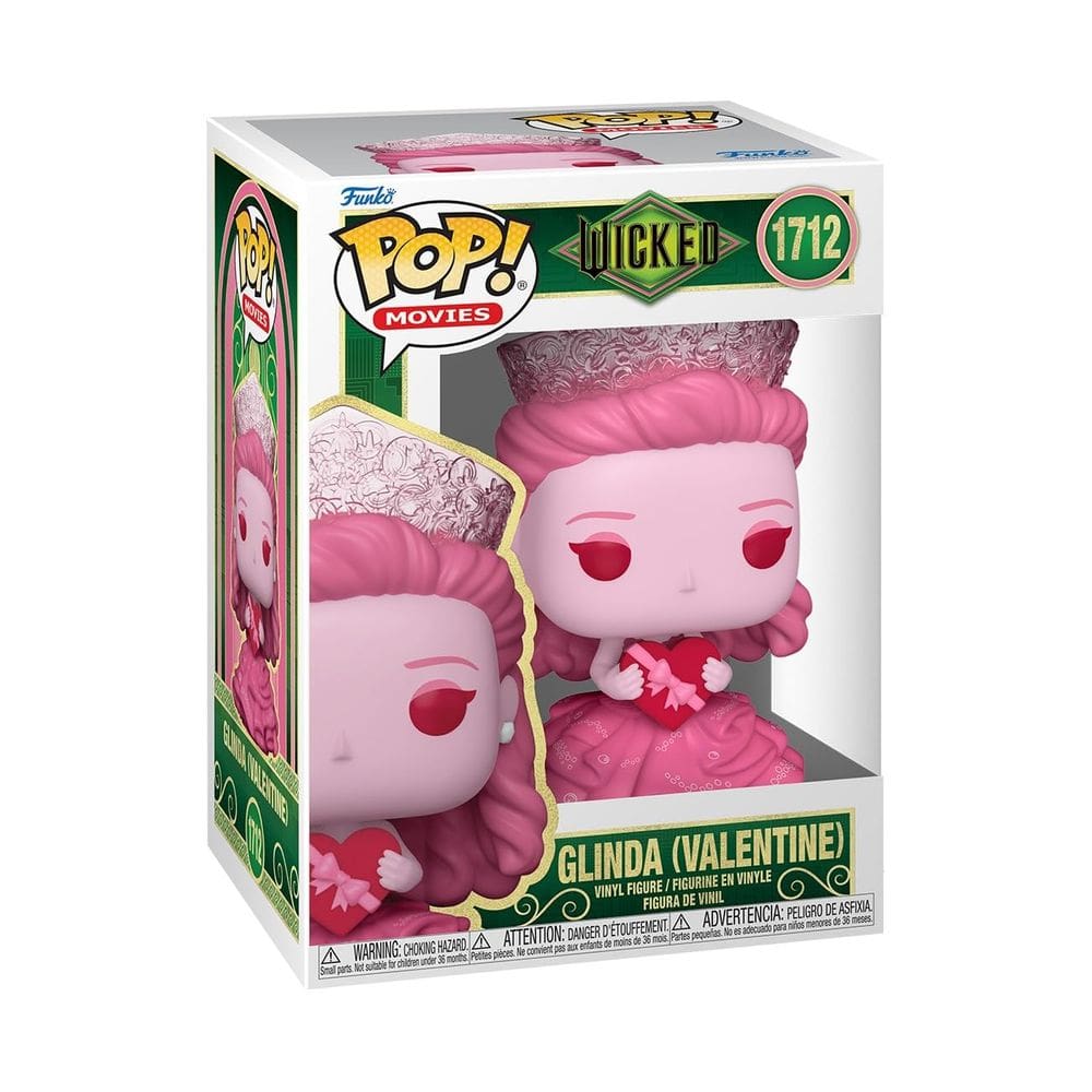 Boneco de vinil Funko POP Movies Valentines Glinda Wicked 12cm