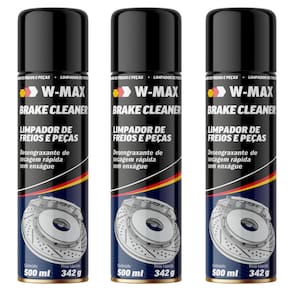 Kit 3 Limpa Freios e Peças Desengraxante Expres Wurth 500 ml Tira Óleo Graxa