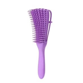 Escova Para Cabelo Cacho Pente Polvo Desembaraçador Ondulado