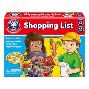Lista de compras do Memory Game Orchard Toys Moose, de 3 a 7 anos