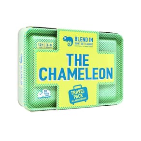 Jogo de tabuleiro Big Potato The Chameleon Travel Edition com 20 tópicos